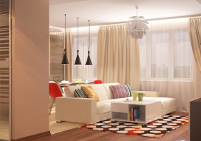 Реализованный дизайн-проект  квартиры на ул. Стачек - Дизайн интерьера квартир. Заказать дизайн дома
